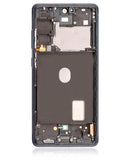 Pantalla OLED con marco para Samsung Galaxy S20 FE 4G / 5G (Reacondicionado) (Azul Nube) (Version R8)