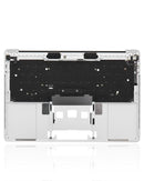Carcasa superior con teclado para MacBook Pro 13" con Touch Bar (A1706 / Finales de 2016 / Mediados de 2017) (Inglés UK) (Original Usada: Grado Nuevo) (Plateada)