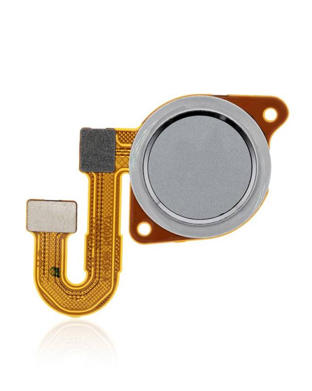 Lector de huellas con cable flex para Motorola Moto One 5G Ace (XT2113-1/2 / 2021) (Plata Hazy) (Original)