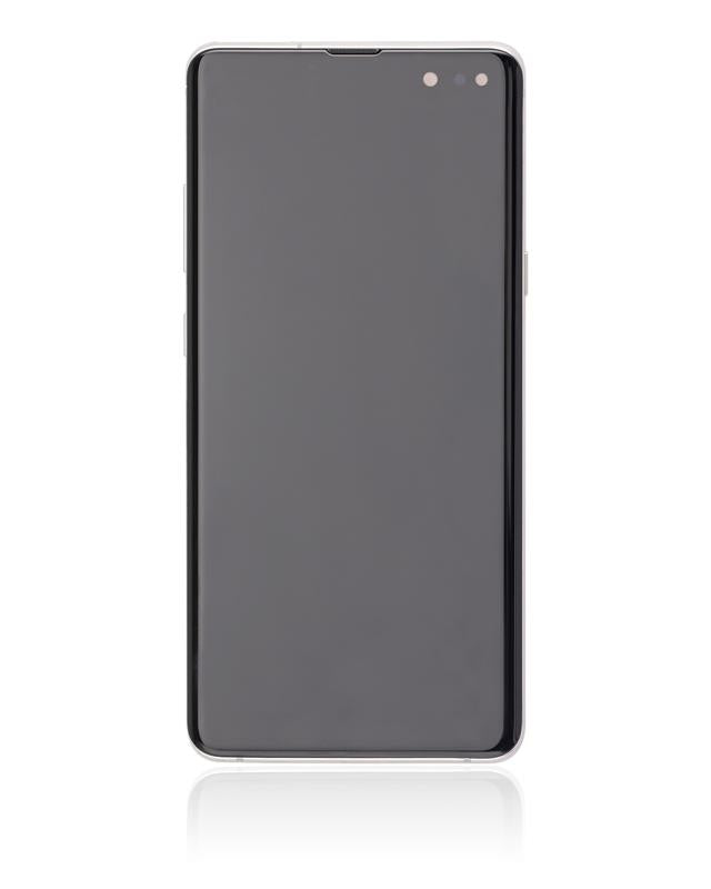 Pantalla OLED con marco para Samsung Galaxy S10 5G (Reacondicionado) (Plata Corona)