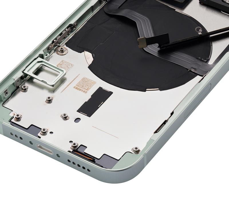 Tapa trasera para iPhone 12 (version US) sin logo (Verde)