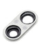 Lente de camara trasera con soporte y bisel para iPhone 8 Plus (Plata) (Paquete de 10)