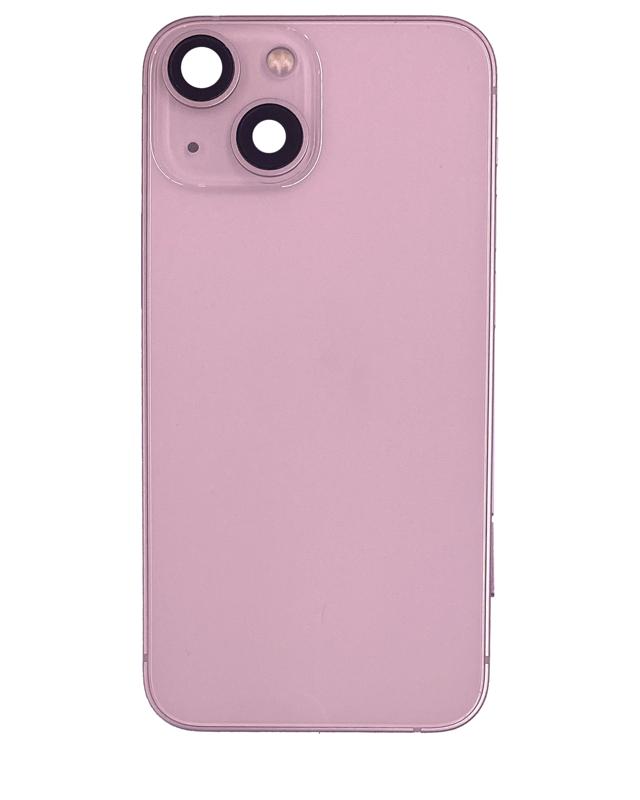 Tapa trasera con componentes pequeños pre-instalados para iPhone 13 Mini (Versión EE.UU.) Rosa