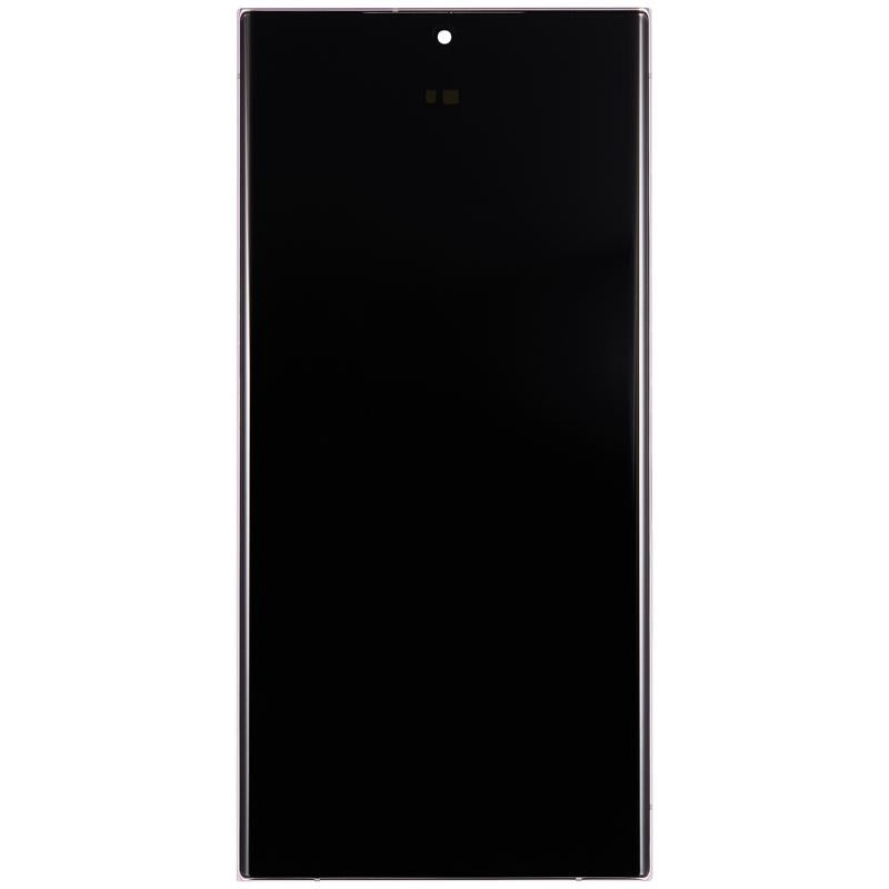 Pantalla OLED con marco para Samsung Galaxy S23 Ultra (EE.UU. & Internacional) (Reacondicionado) (Lavanda)