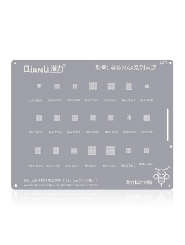 Stencil Bumblebee QS71 para serie MXIM MAX de Qianli