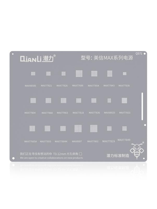 Stencil Bumblebee QS71 para serie MXIM MAX de Qianli