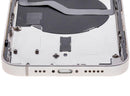 Tapa trasera con componentes pequeños pre-instalados para iPhone 12 (Versión Internacional) (Usado OEM: Grado A) (Blanco)