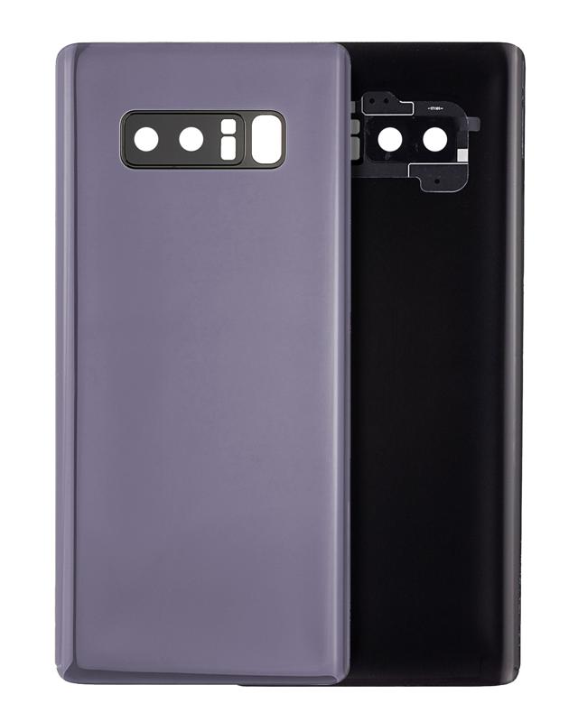Tapa trasera con lente de camara para Samsung Galaxy Note 8 (Original) (Gris Orquidea)