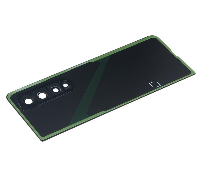 Tapa trasera con lente de camara para Samsung Galaxy Z Fold 3 5G (F926) (Phantom Black)