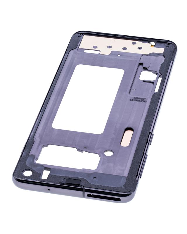 Carcasa intermedia para Samsung Galaxy S10 (con piezas pequeñas) (Negro Prisma)