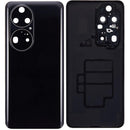 Tapa trasera con lente de camara para Huawei P50 Pro (Negro Dorado)