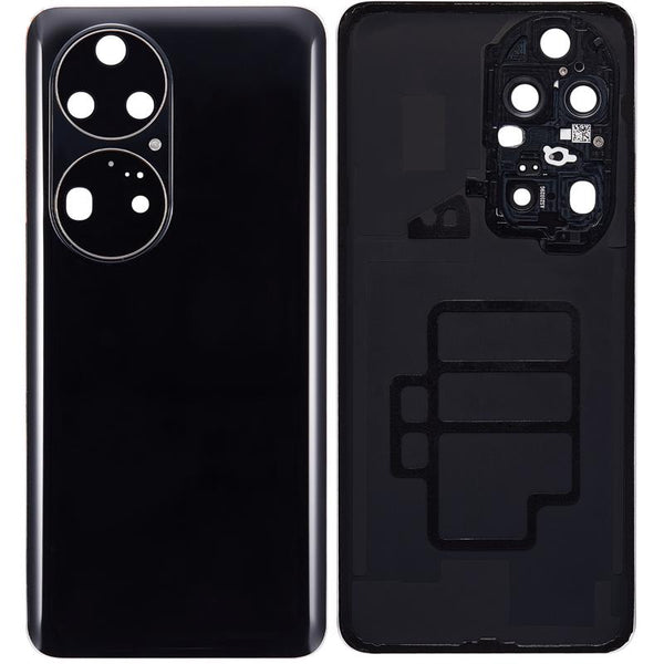Tapa trasera con lente de camara para Huawei P50 Pro (Negro Dorado)