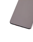 Pantalla LCD con marco para LG K50s (Reacondicionado) (Negro)