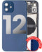 Tapa trasera con componentes pequeños pre-instalados para iPhone 12 (Versión Internacional) (Usada Original Grado B) (Azul)
