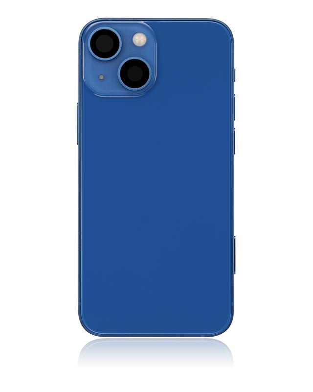 Tapa trasera con componentes pequeños para iPhone 13 Mini (Versión Internacional) (Sin Logo) (Azul)