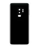 Tapa trasera con lente de camara para Samsung Galaxy S9 original (Negro Medianoche)