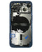 Tapa trasera para iPhone 13 con componentes pequeños pre-instalados (Versión Internacional) (Azul)