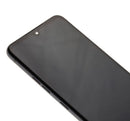 Pantalla OLED con marco para LG G8X ThinQ / V50S ThinQ 5G (Aurora Black)