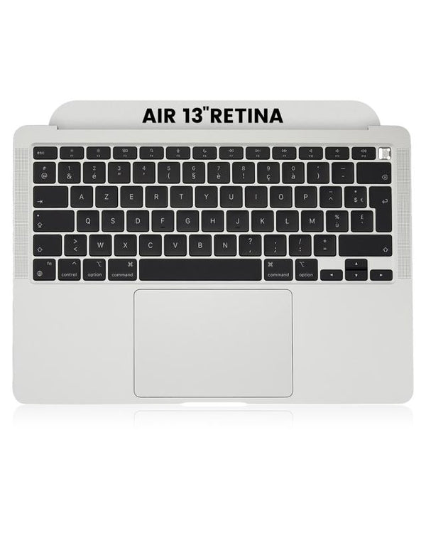Carcasa superior con teclado para MacBook Air 13" Retina (A2337 / finales de 2020) (Plata)