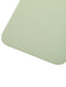 Tapa trasera con adhesivo 3M para iPhone 12 (agujero grande para camara, verde, sin logo)