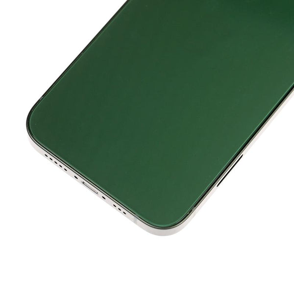 Tapa trasera para iPhone 13 con componentes pequenos pre-instalados (Version internacional) (Original usada: Grado A) (Verde)