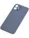 Tapa trasera con adhesivo 3M para iPhone 12 (Sin logo / Orificio grande para camara) (Azul)