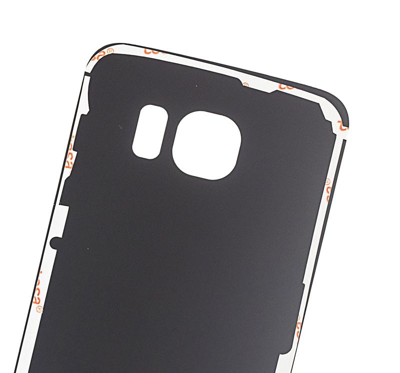 Tapa trasera para Samsung Galaxy S6 Edge (Sin logo) (Zafiro Negro)