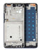 Ensamble de marco medio para Motorola Moto One Hyper (XT2027-1 / 2020) original (Azul)