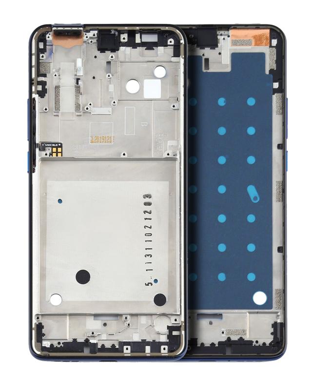 Ensamble de marco medio para Motorola Moto One Hyper (XT2027-1 / 2020) original (Azul)