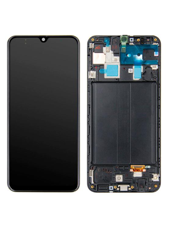 Pantalla LCD con marco para Samsung Galaxy A30 (A305 / 2019)