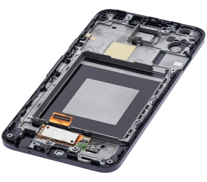 Pantalla LCD con marco para Nexus 5X (Reacondicionado) (Negro)