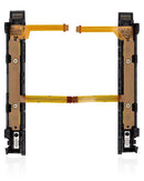 Riel de plastico (Derecho+Izquierdo) con cable flex para Nintendo Switch (Amarillo)