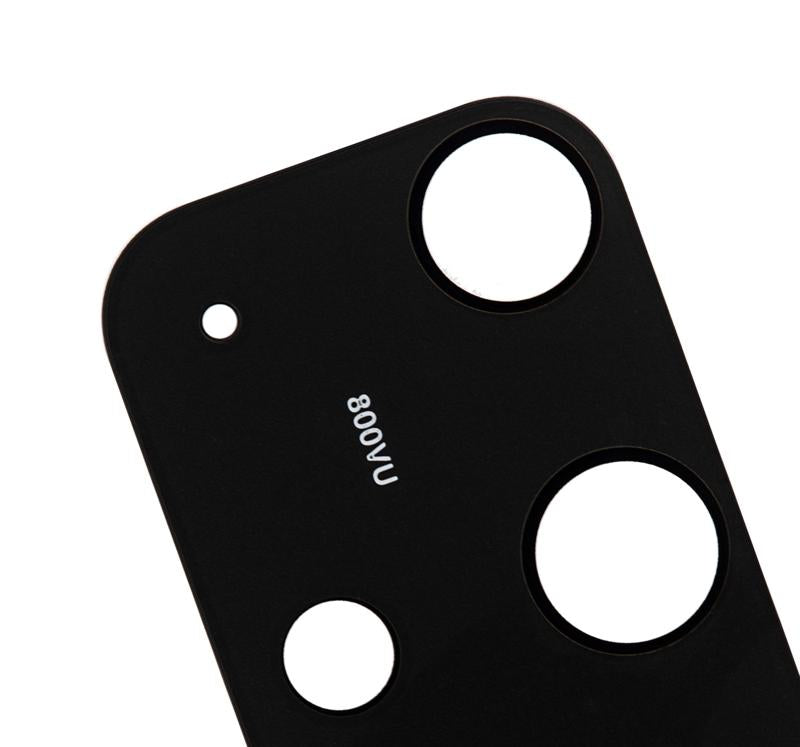 Lente de camara trasera con aro para Samsung Galaxy S20 Plus (Negro Cosmico)