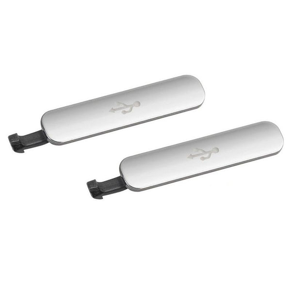Cubierta del puerto de carga para Samsung Galaxy S5 (Plateado)