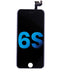 Pantalla LCD para iPhone 6S con placa de metal (Negro)
