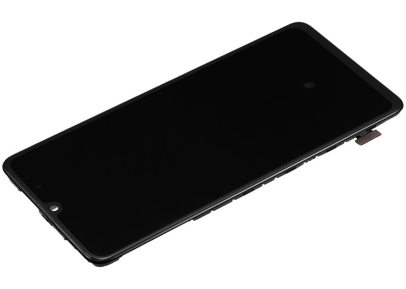 Pantalla OLED con marco para Samsung Galaxy A41 (A415 / 2020) (Prism Crush Black) reacondicionada