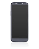 Pantalla LCD con marco para Motorola Moto G6 Play (XT1922 / 2018) Negra