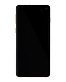 Pantalla LCD con marco para Samsung Galaxy S10 (sin sensor de huella) - Rosa Flamingo