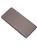 Pantalla OLED para Samsung Galaxy S21 5G con marco (Gris Fantasma, Original Usada Grado A)