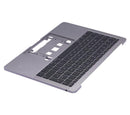 Carcasa superior con teclado para MacBook Pro 13" Retina (A1708 / Finales de 2016 / Mediados de 2017) (Teclado en frances) (Gris espacial)