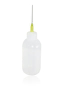 Botella dispensadora de plastico para flux con aguja de precision
