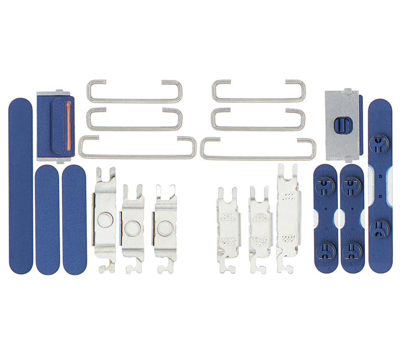 Botones duros (Encendido / Volumen / Cambio) para iPhone 12 (Azul)