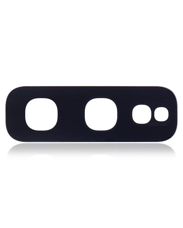 Lente de camara trasera (solo vidrio) con adhesivo para Samsung Galaxy S10E (Prism Black) (Paquete de 10)