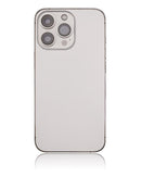 Tapa trasera para iPhone 13 Pro con componentes pequenos pre-instalados (Version US) Sin logo (Dorado)