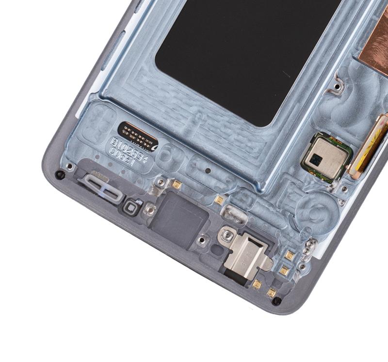 Pantalla OLED con marco para Samsung Galaxy S10 (Azul Prisma) Reacondicionada
