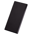 Pantalla OLED para Samsung Galaxy Note 10 con marco (original) (Negro Aura)