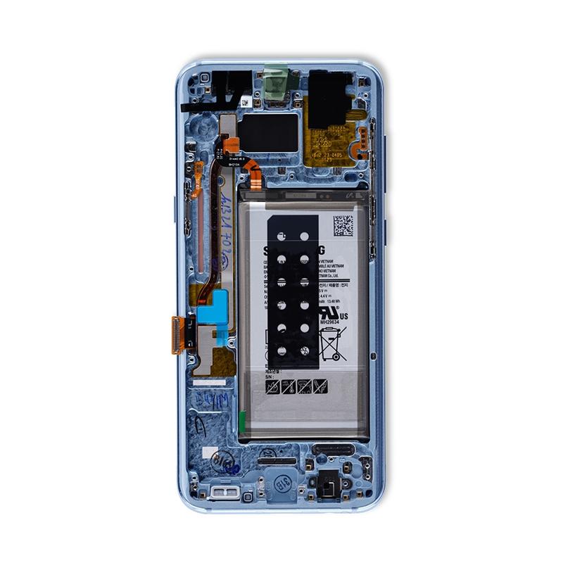 Pantalla OLED para Samsung Galaxy S8 Plus con marco (Azul Coral)