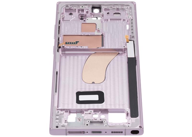 Marco intermedio para Samsung Galaxy S23 Ultra 5G (Version internacional) (Lavanda)