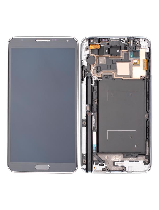 Pantalla OLED para Samsung Galaxy Note 3 con marco (Negro) (Reacondicionado)