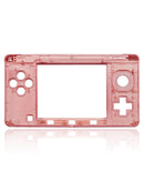 Carcasa media con marco para Nintendo 3DS (Rojo)